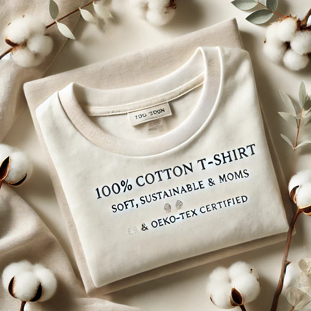 100% Cotton T-Shirts for Moms | Soft, Sustainable & Stylish | Ethical & Oeko-Tex Certified