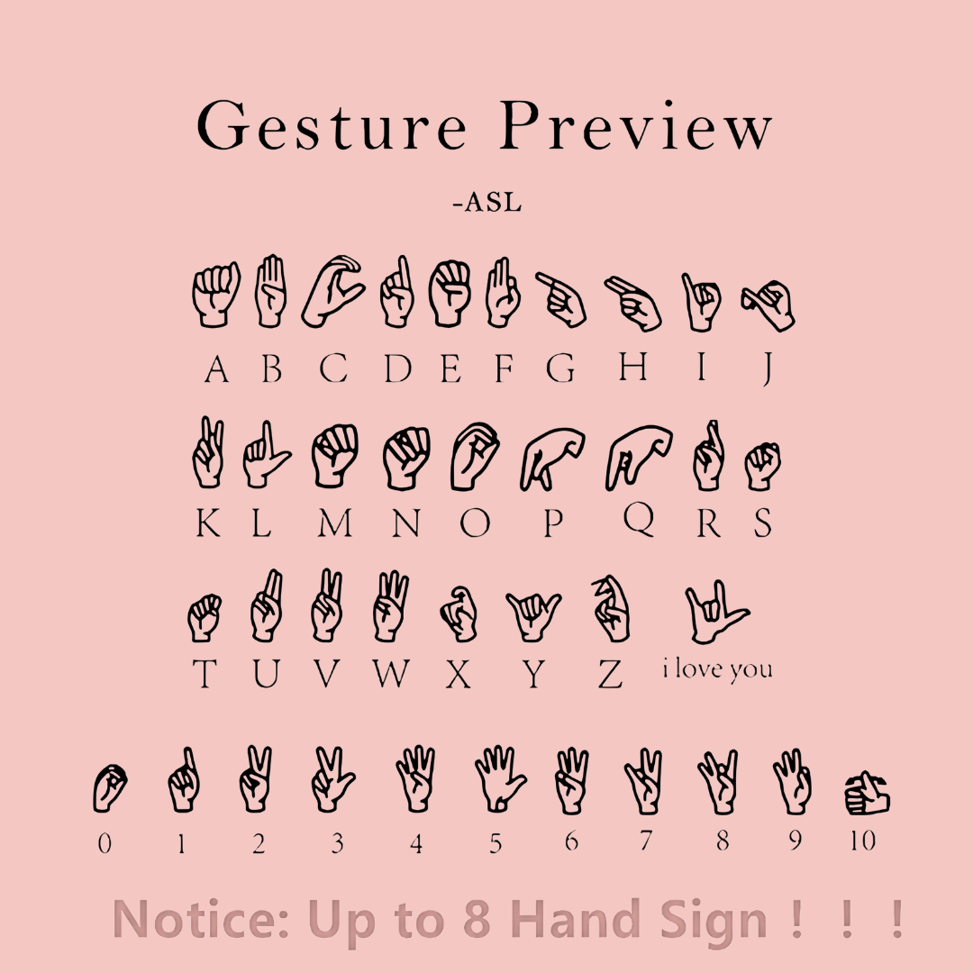 Personalized ASL Necklace