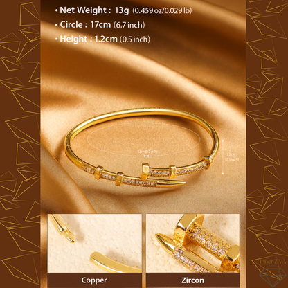 DazzleAura Crystal Bracelet