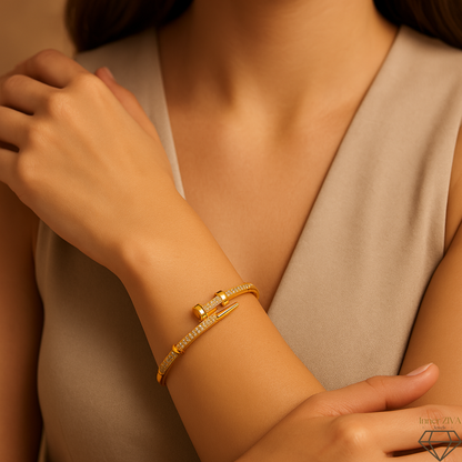 DazzleAura Crystal Bracelet
