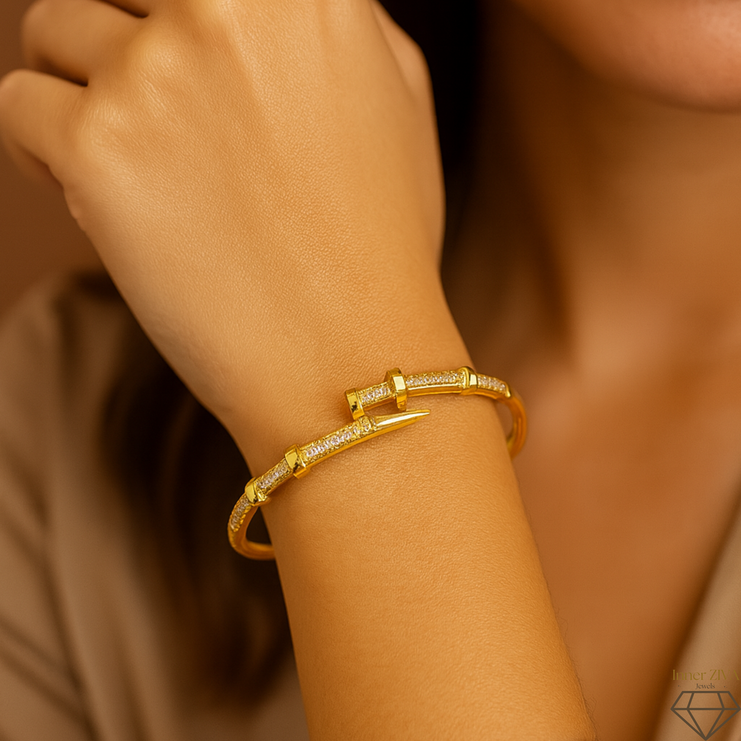 DazzleAura Crystal Bracelet