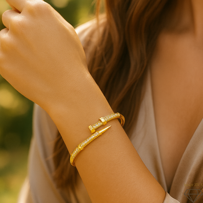 DazzleAura Crystal Bracelet