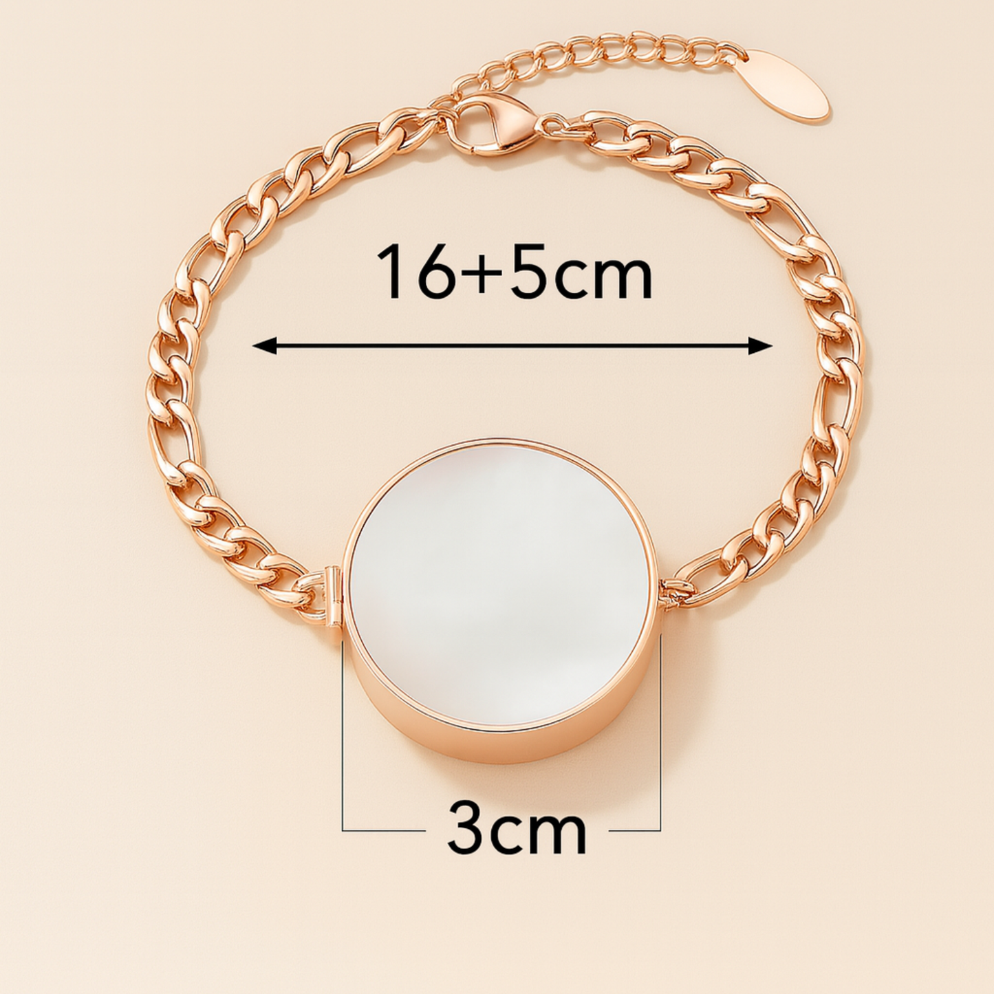 Lip Balm Bracelet with Mirror