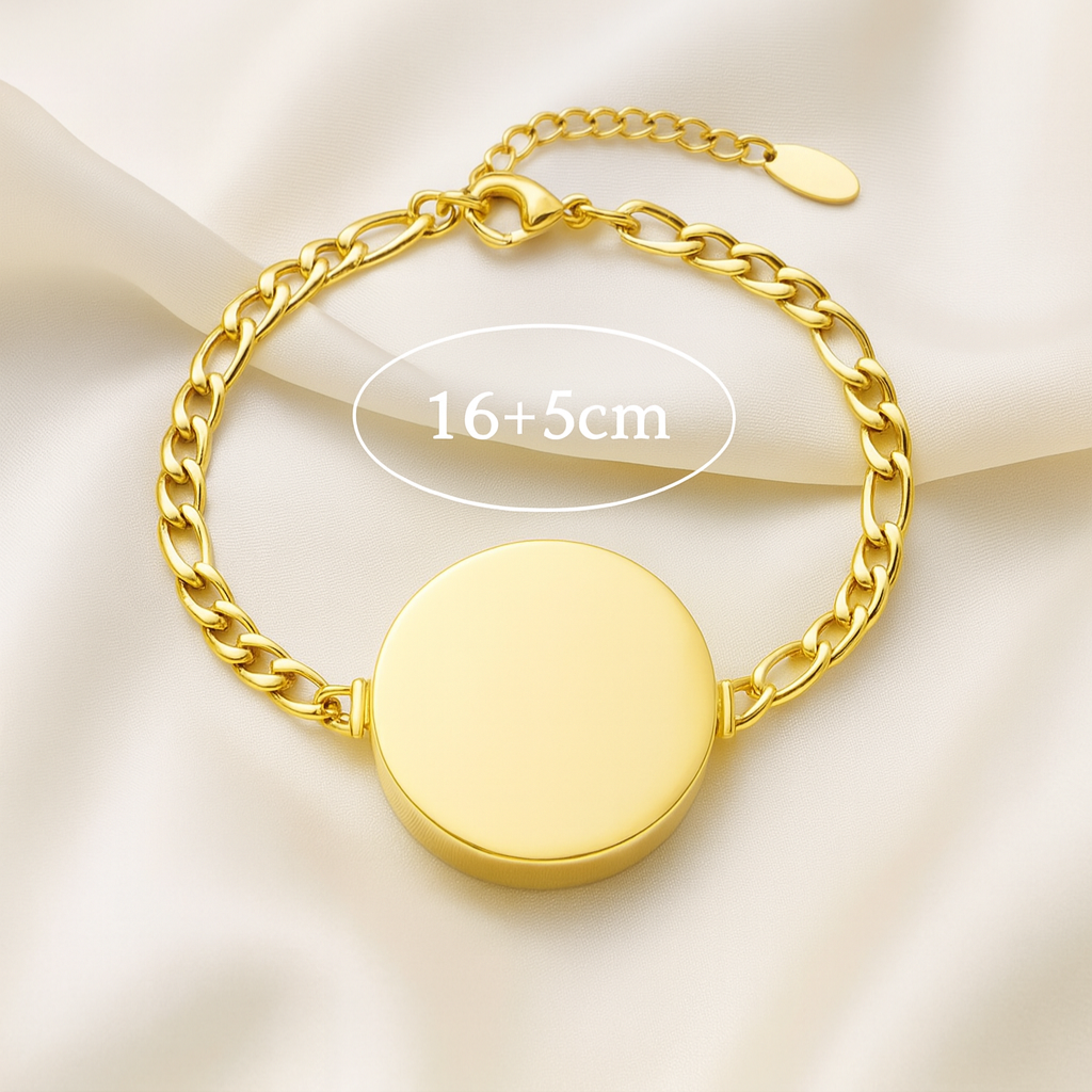 Gold Charm Lip Balm Bracelet