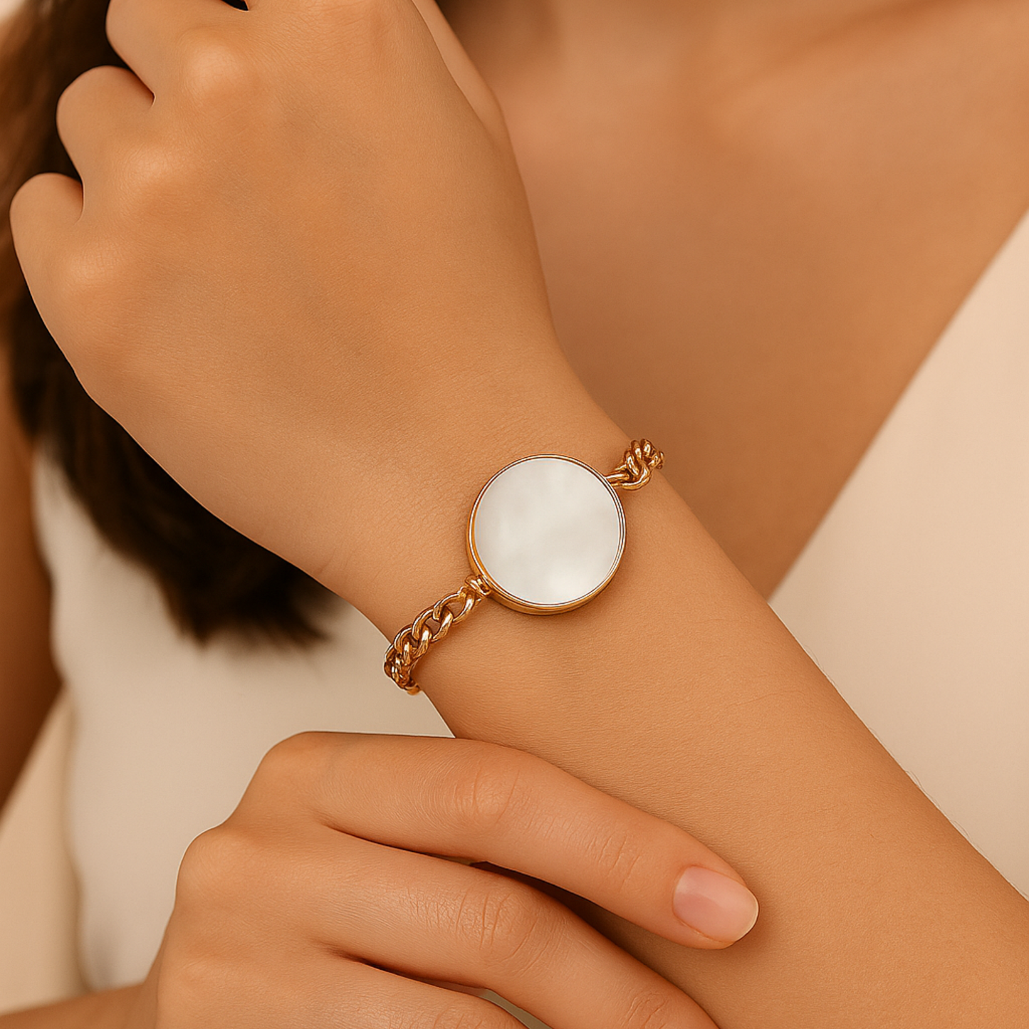 Lip Balm Bracelet with Mirror