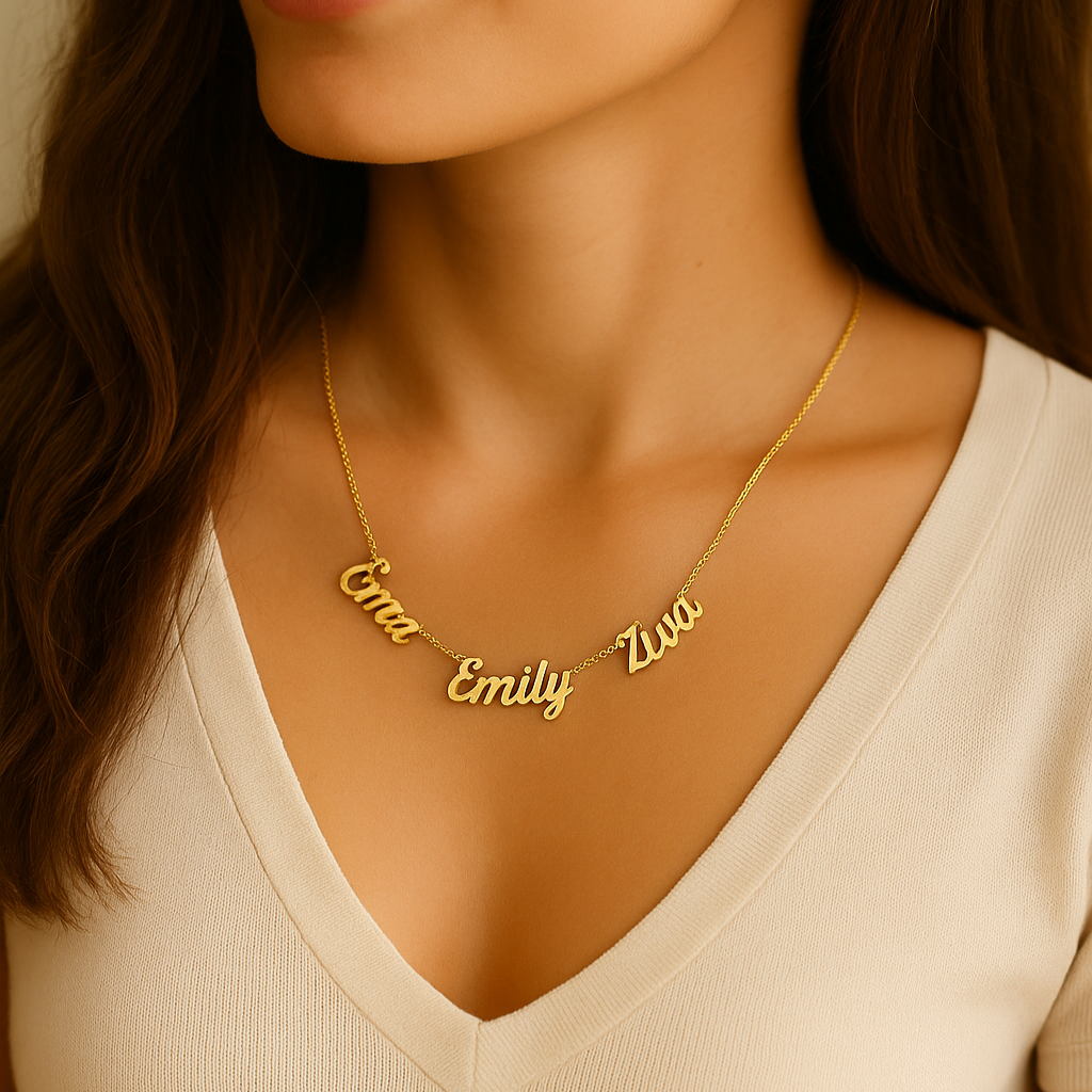 Custom Name Necklace for Women