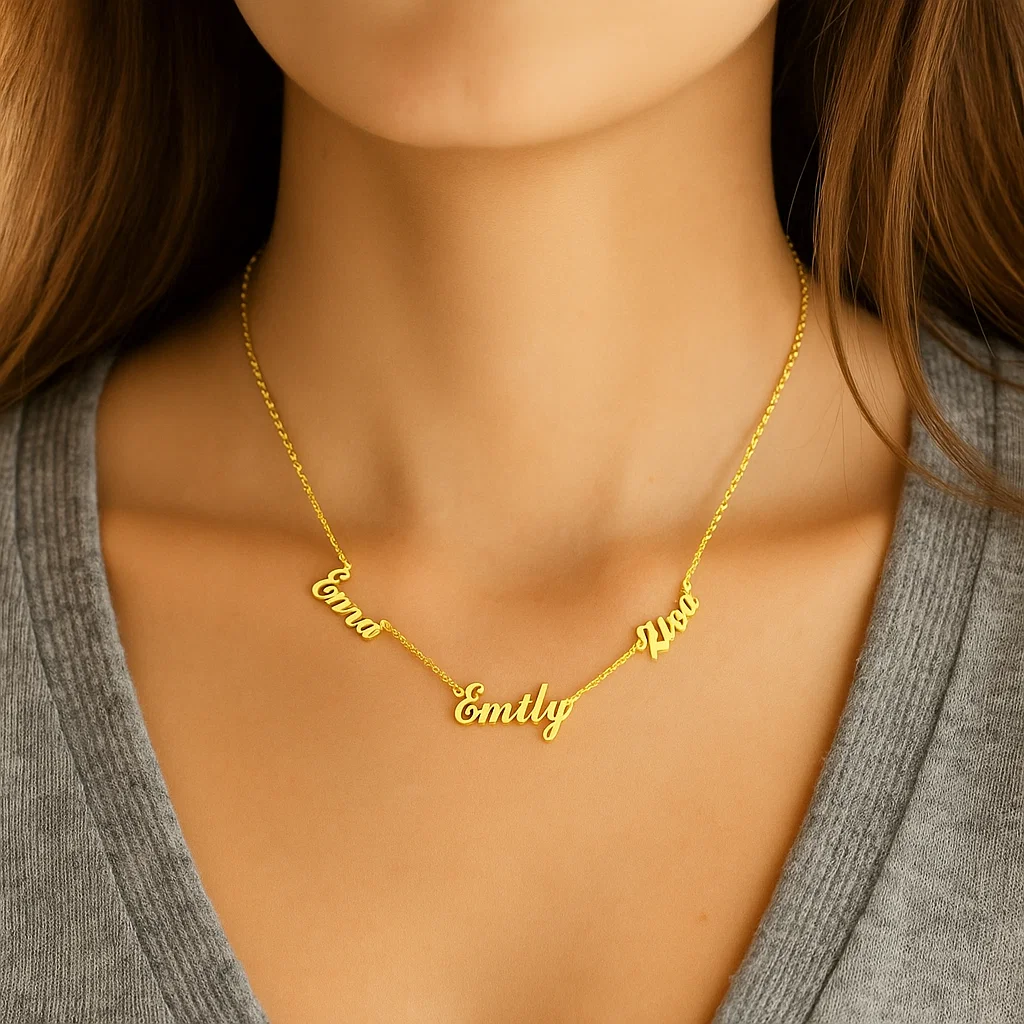 Custom Name Necklace for Women