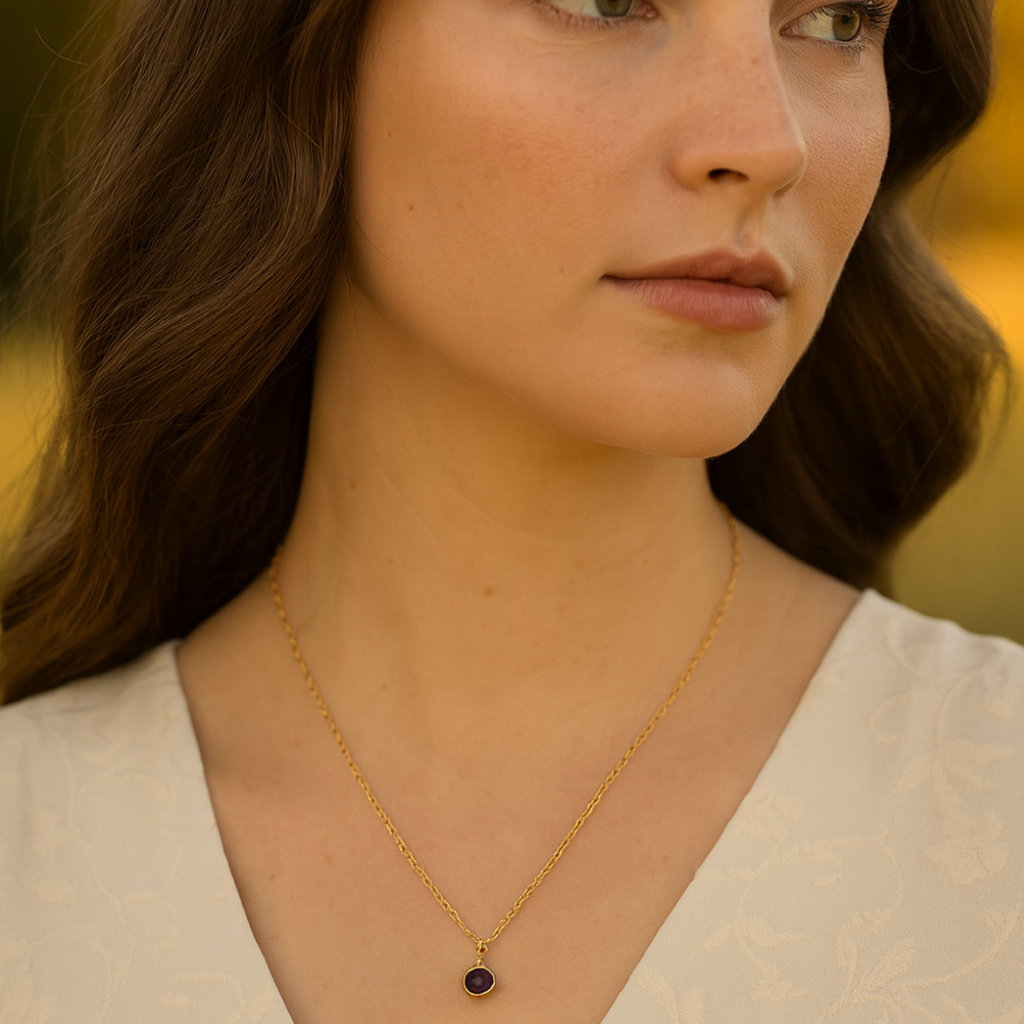 Radiant Birthstone Necklace
