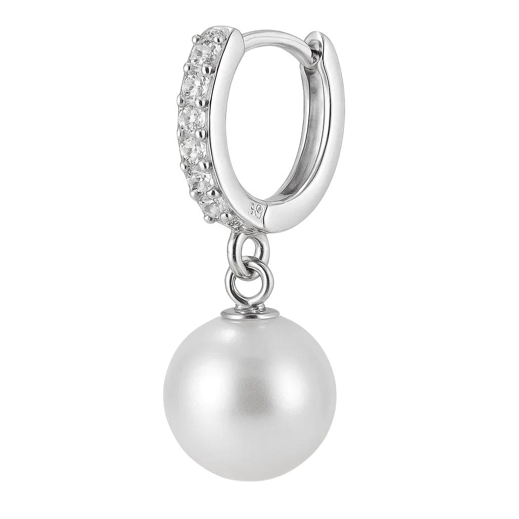 Golden Pearl Drop Earrings