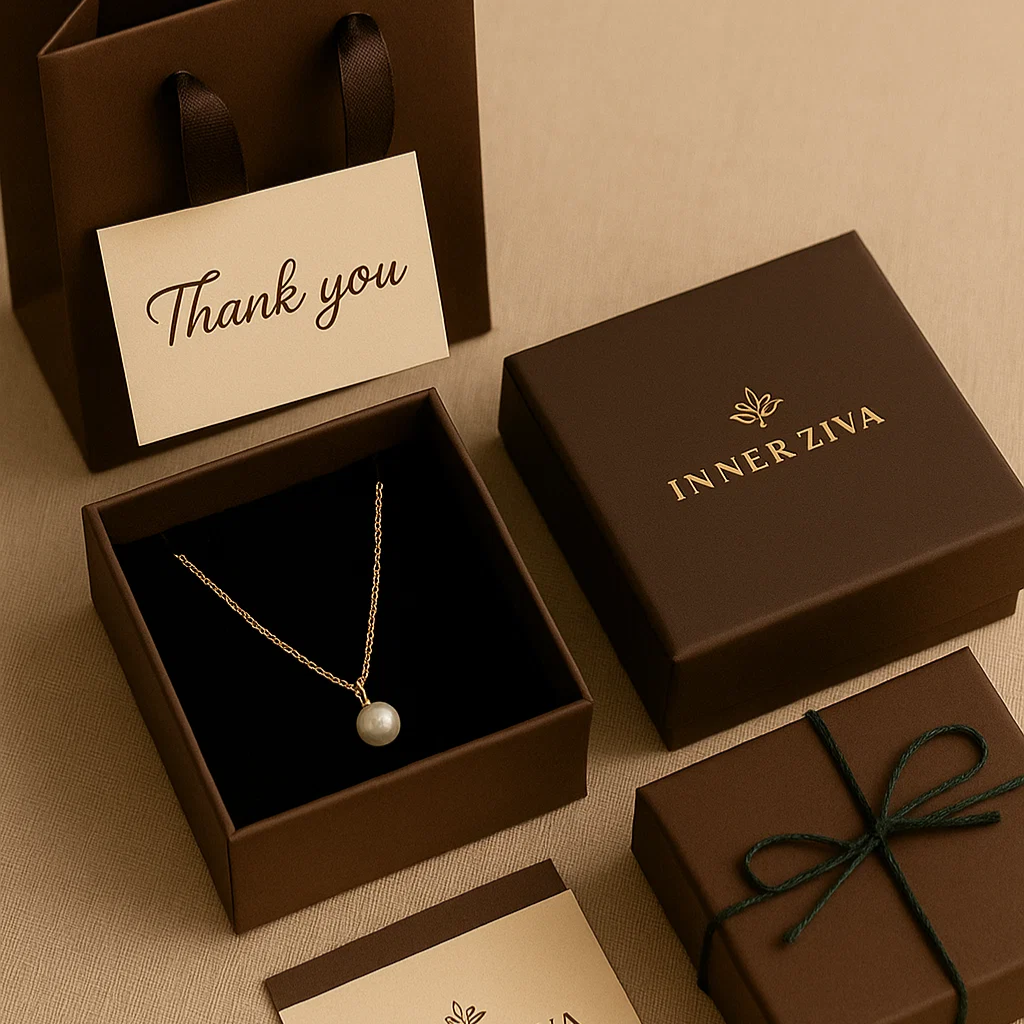 Aura Hoop Natural AAA Golden Pearl Drop Earrings for Women