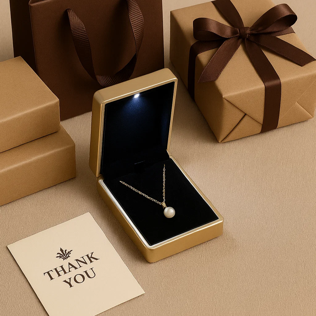 Aura Hoop Natural AAA Golden Pearl Drop Earrings for Women