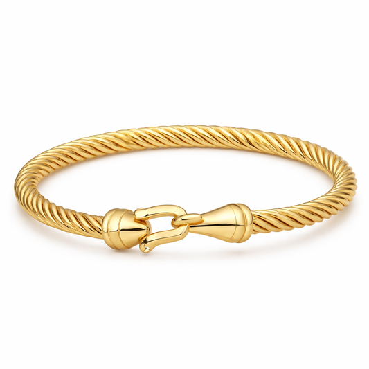 Grounded Hook Bangle