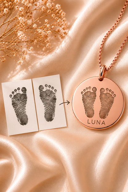 Inner Ziva — Rose Gold Tiny Toes Heirloom Disc™
