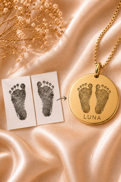 Inner Ziva — Gold Tiny Toes Heirloom Disc™