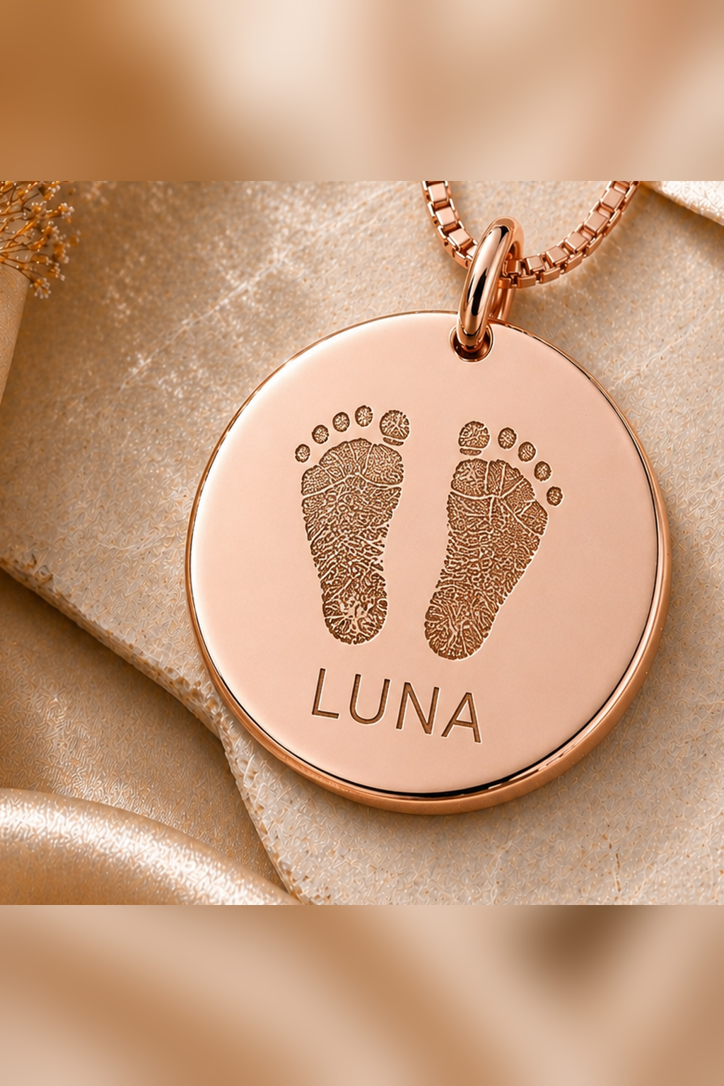 Inner Ziva — Rose Gold Tiny Toes Heirloom Disc™