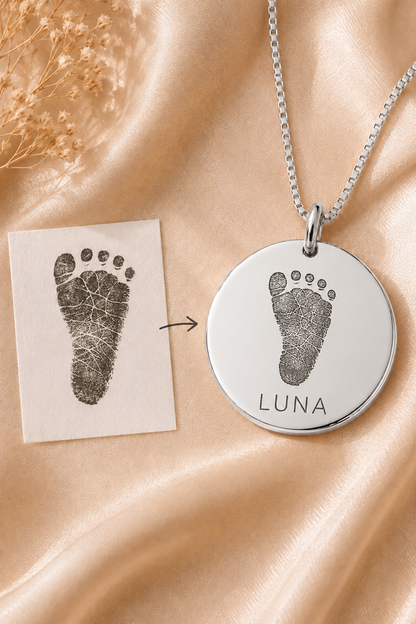 Inner Ziva — Silver Tiny Toes Disc™