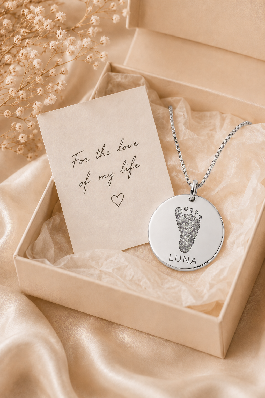 Inner Ziva — Silver Tiny Toes Disc™