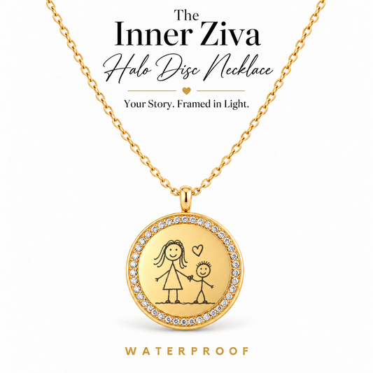 Inner Ziva Evera ArtWork Pendant Necklace