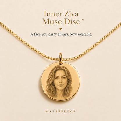 Inner Ziva Muse Disc™ – Personalized Portrait Necklace