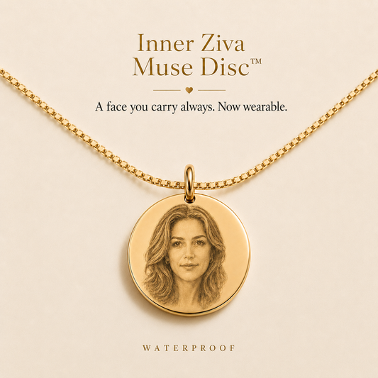 Inner Ziva Muse Disc™ – Personalized Portrait Necklace