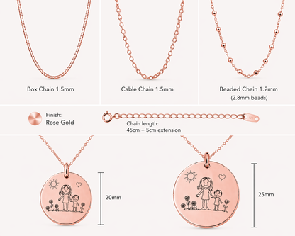Inner Ziva - Rose Gold Heirloom Disc™