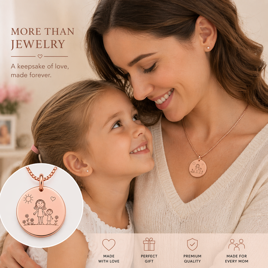 Inner Ziva Heirloom Disc™ – Artwork Necklace