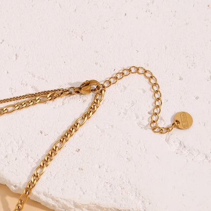 MamacitaSlay Exclusive 18K Gold Plated Stainless Steel Cloud Tassel Star Necklace Waterproof Jewelry Women's Collarbone Chain