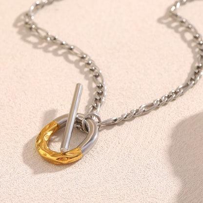 MamacitaSlay Unique 316L Stainless Steel OT Buckle Necklace Party Creative Waterproof Jewelry Unisex Charm Gift High Quality