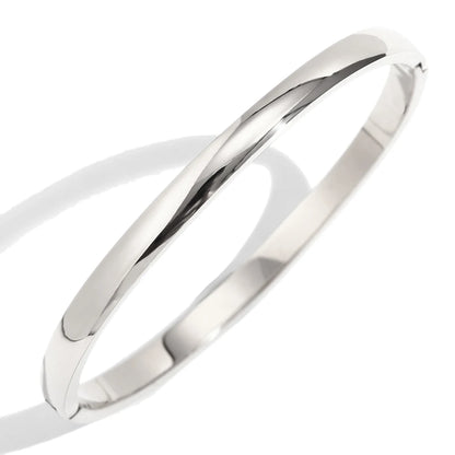 MamacitaSlay 316L Stainless Steel Plain Polished Multiple Sizes Cuff Bangle 18K Gold Plated Waterproof Jewelry For Women  Gift