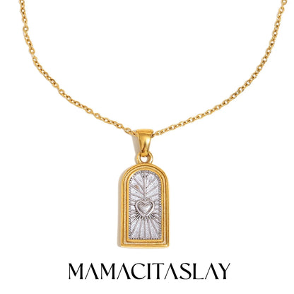 MamacitaSlay 316L Stainless Steel Star Moon Heart Insect Necklace Party Waterproof Neck Jewelry Women's Charm Necklace 2025 Gift