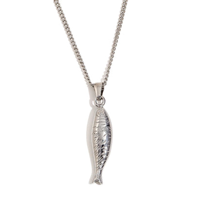 MamacitaSlay New Design 39mm Fish Pendant Y-Shaped Clavicle Necklace Stainless Steel Accessories Woman Luxury Quality Jewelry