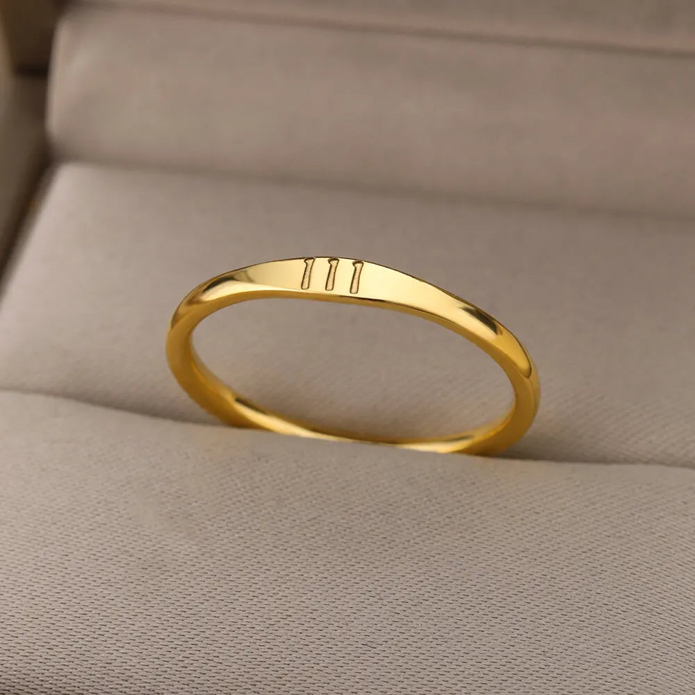 Angel Number Ring · 444 555 666 777