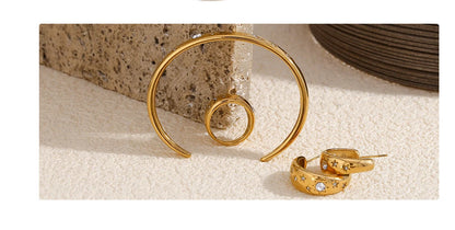 MamacitaSlay Stainless Steel 18K Gold Plated Sun Moon Stars Ring 2025 New Design Waterproof Jewelry Women's Charm Finger Jewelry