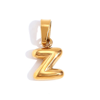 MamacitaSlay Stylish Mini Gold Plated Waterproof 26 Initial Letters Jewelry Pendants Diy Charms For Jewelry Making Dily Jewelry