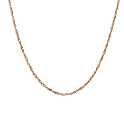 MamacitaSlay Water Wave Chain Snake Chain Women's 316L Stainless Steel Necklace Bracelets Belly Chain Various Styles Jewelry