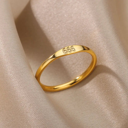 Angel Number Ring · 444 555 666 777