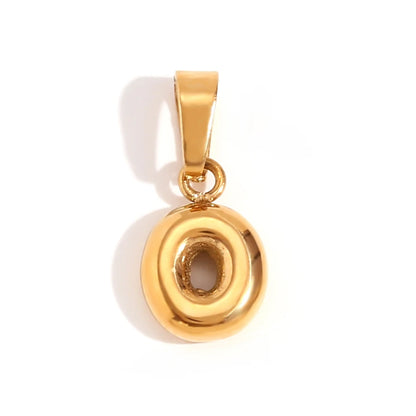 MamacitaSlay Stylish Mini Gold Plated Waterproof 26 Initial Letters Jewelry Pendants Diy Charms For Jewelry Making Dily Jewelry