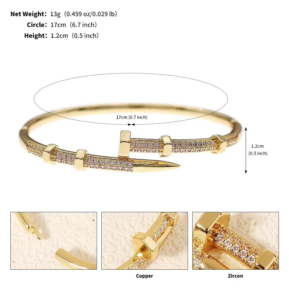DazzleAura Crystal Bracelet
