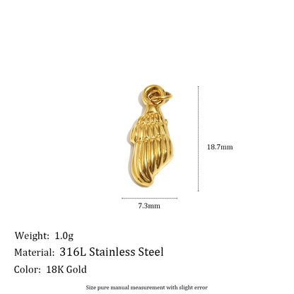 MamacitaSlay 316L Stainless Steel Enamel Ocean Style Fish Charms Earrings Necklace Bracelet DIY Pendant Women's Handmade Gift