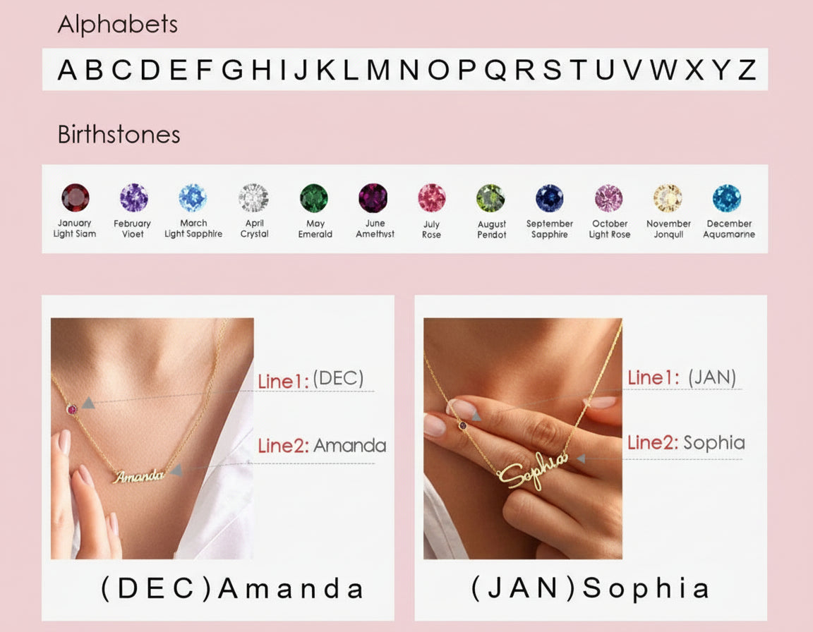 Elegant Birthstone Necklace