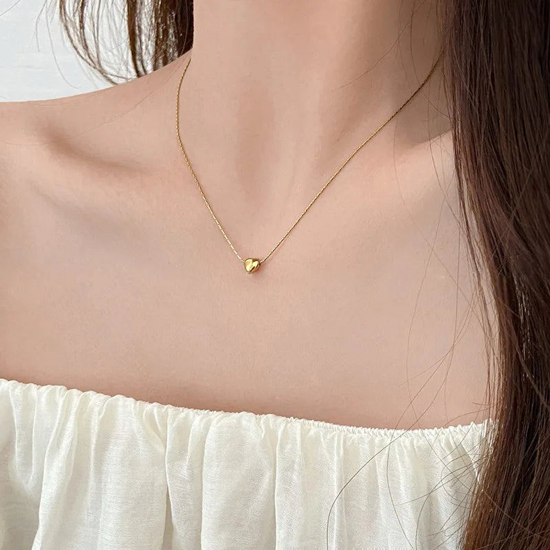 Mini Heart Pendant Necklace