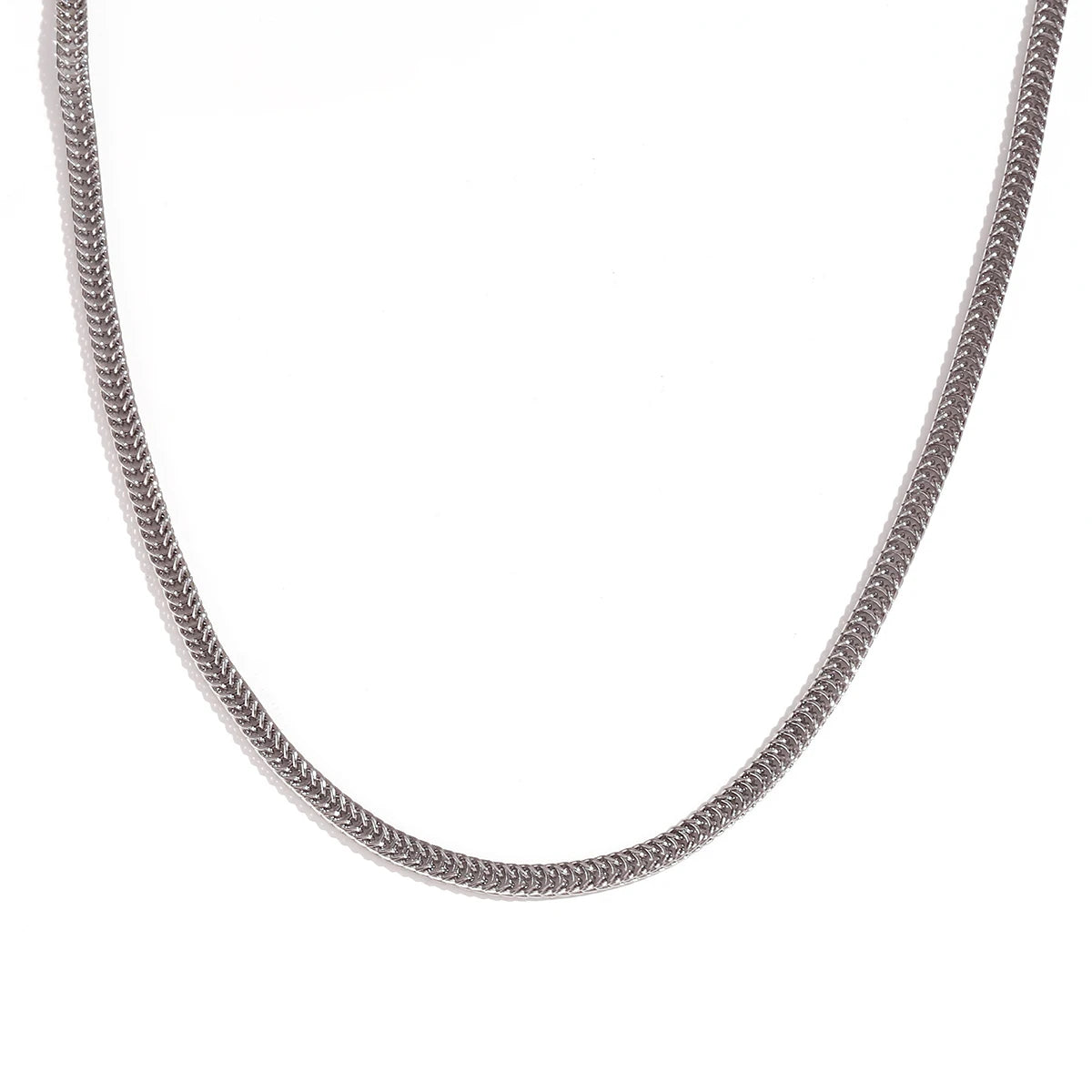 MamacitaSlay Water Wave Chain Snake Chain Women's 316L Stainless Steel Necklace Bracelets Belly Chain Various Styles Jewelry