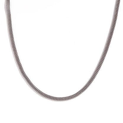 MamacitaSlay Water Wave Chain Snake Chain Women's 316L Stainless Steel Necklace Bracelets Belly Chain Various Styles Jewelry