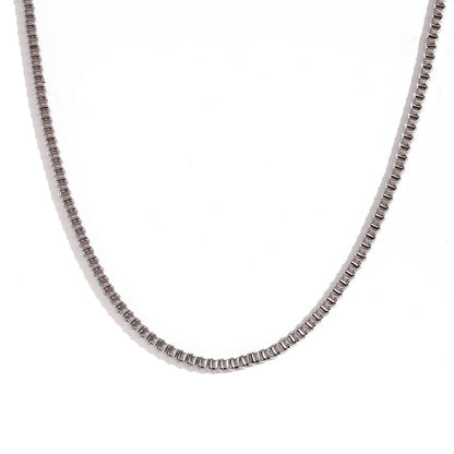 MamacitaSlay Water Wave Chain Snake Chain Women's 316L Stainless Steel Necklace Bracelets Belly Chain Various Styles Jewelry