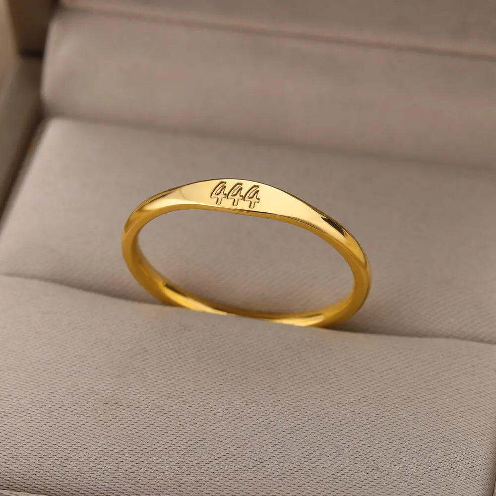Angel Number Ring · 444 555 666 777