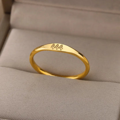 Angel Number Ring · 444 555 666 777