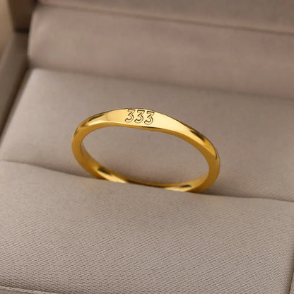 Angel Number Ring · 444 555 666 777