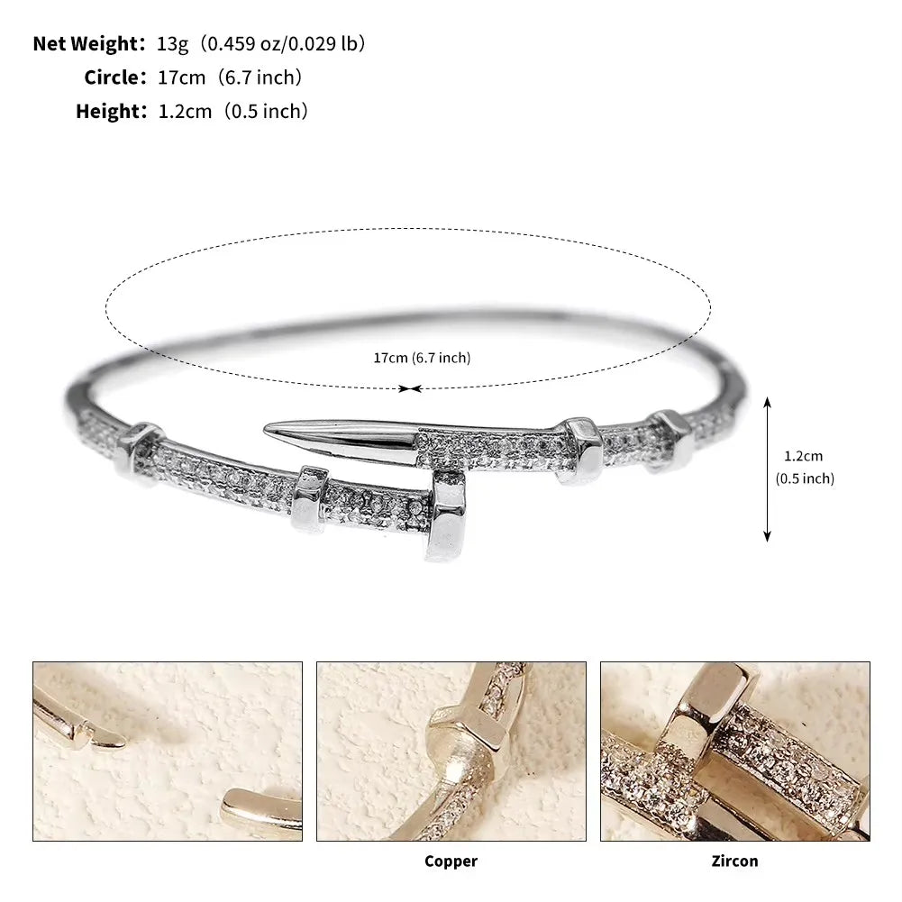DazzleAura Crystal Bracelet