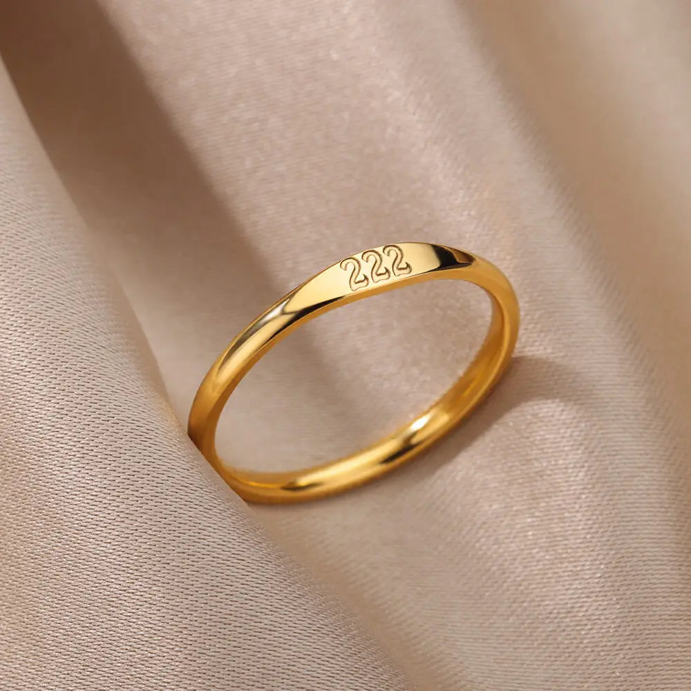Angel Number Ring · 444 555 666 777