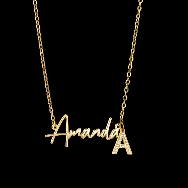Sparkling Name Necklace